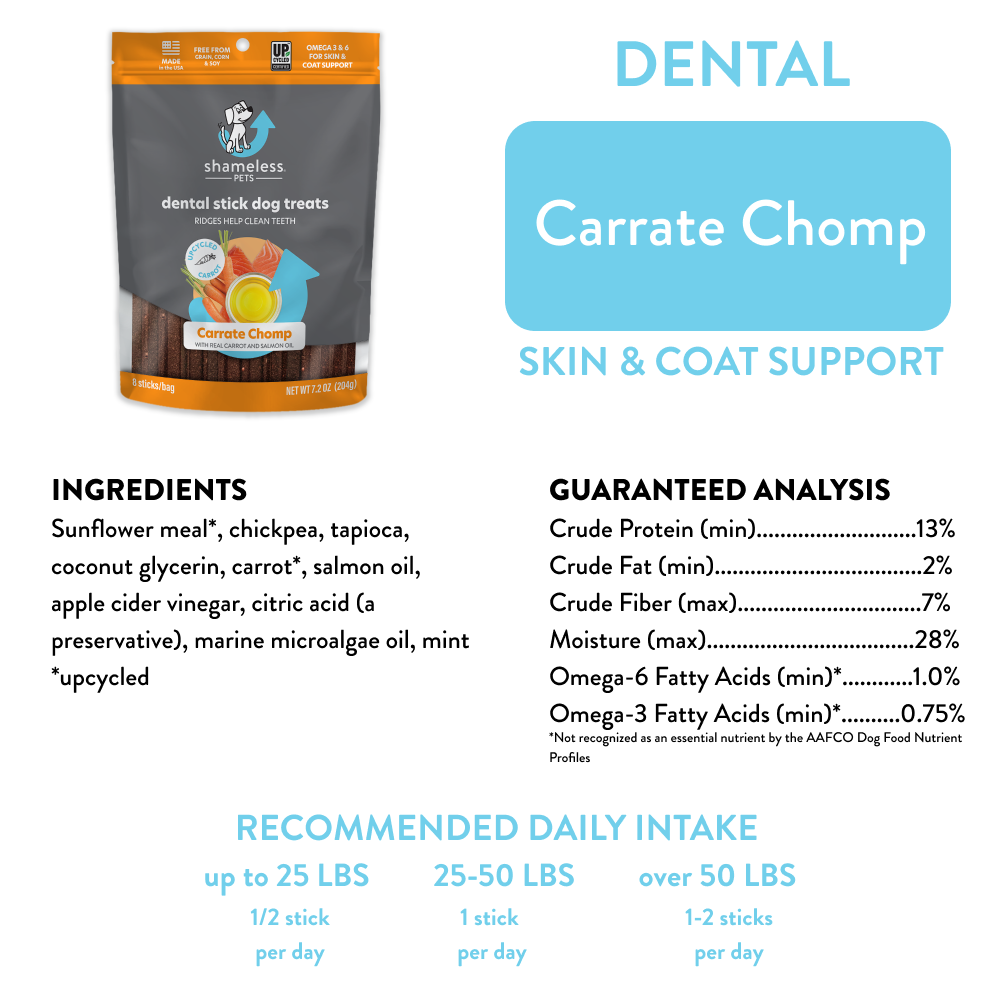 Carrate Chomp Dental Sticks Dog Treats - The Dog Shop