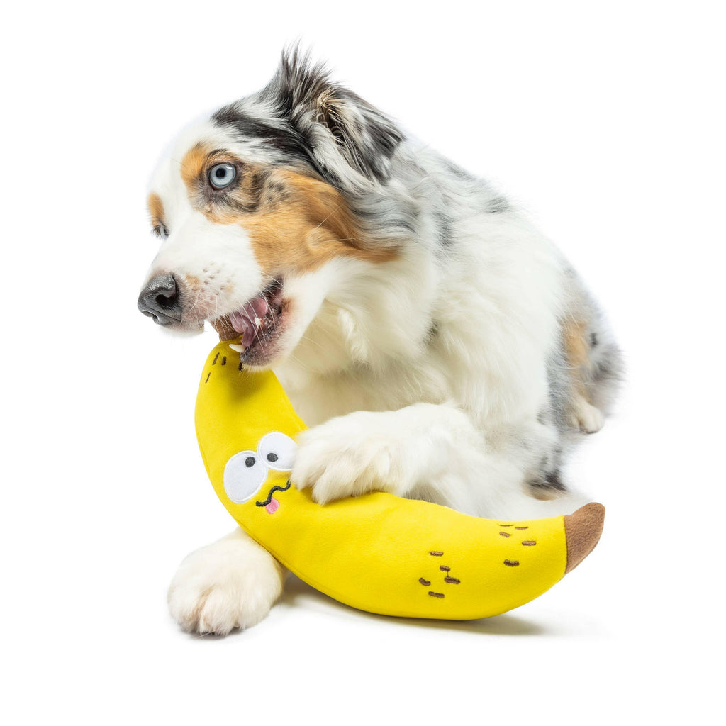 Bruiser Banana Dog Toy - The Dog Shop