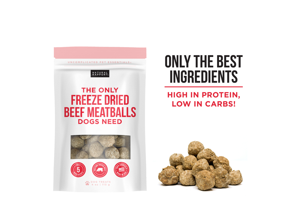 The Only Freeze Dried Beef Meatballs Dogs Need - The Dog Shop