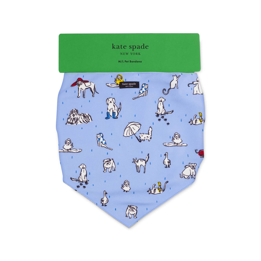 kate spade Dog Bandana - Raining Cats and Dogs - The Dog Shop