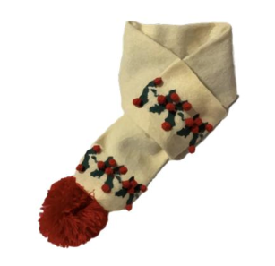 The Foggy Dog Scarf - Holly Bobble Knit - The Dog Shop