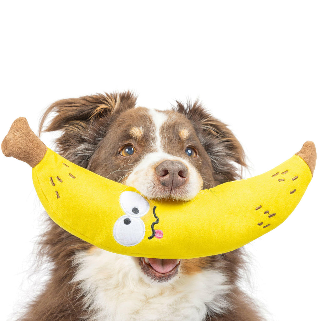 Bruiser Banana Dog Toy - The Dog Shop