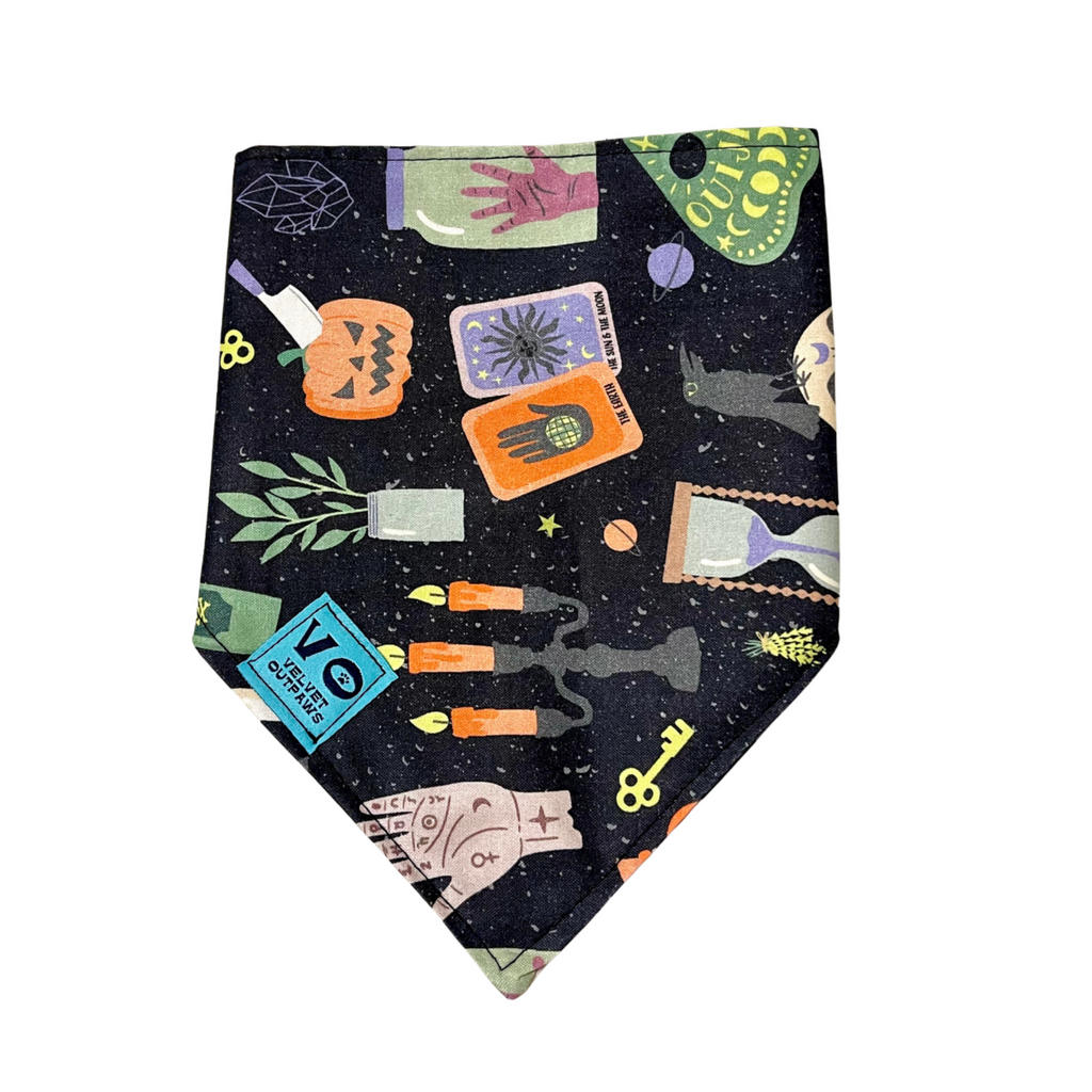 Velvet Outpaws Dog Bandana - Spooky Witch Halloween - The Dog Shop