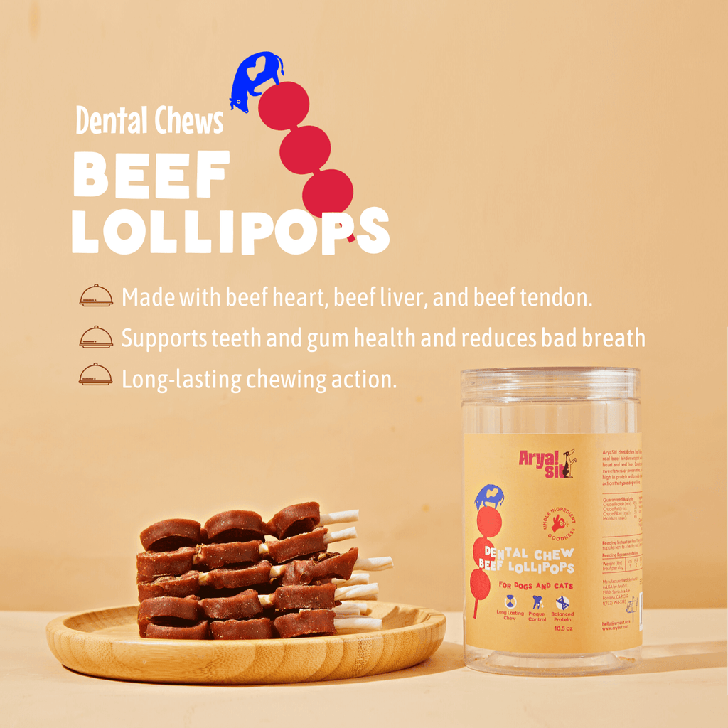 Dental Chew Beef Lollipops - The Dog Shop