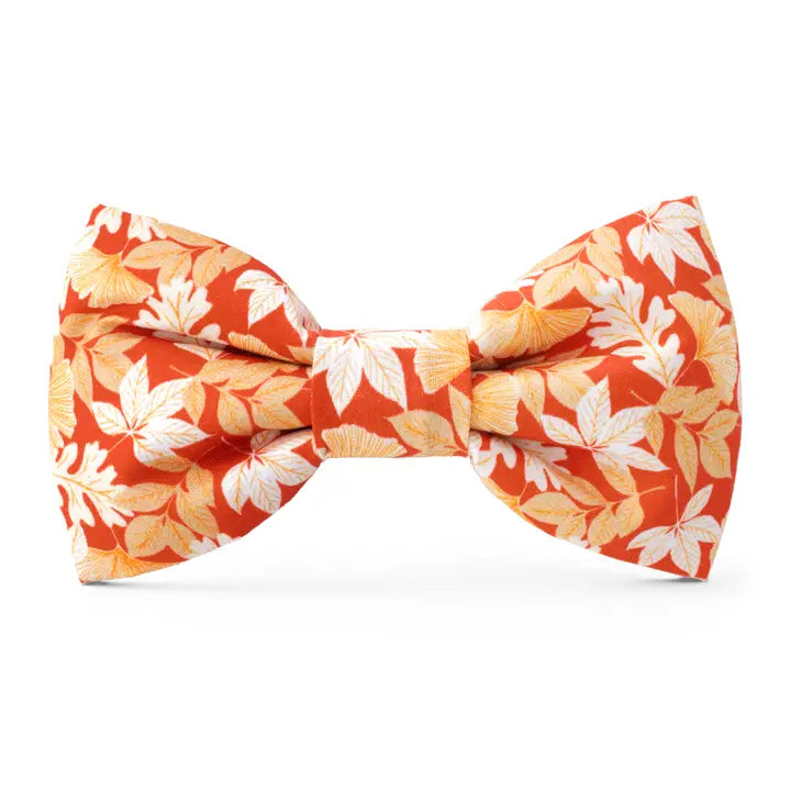 The Foggy Dog Bow Tie - Autumn Leaves Rust - The Dog Shop