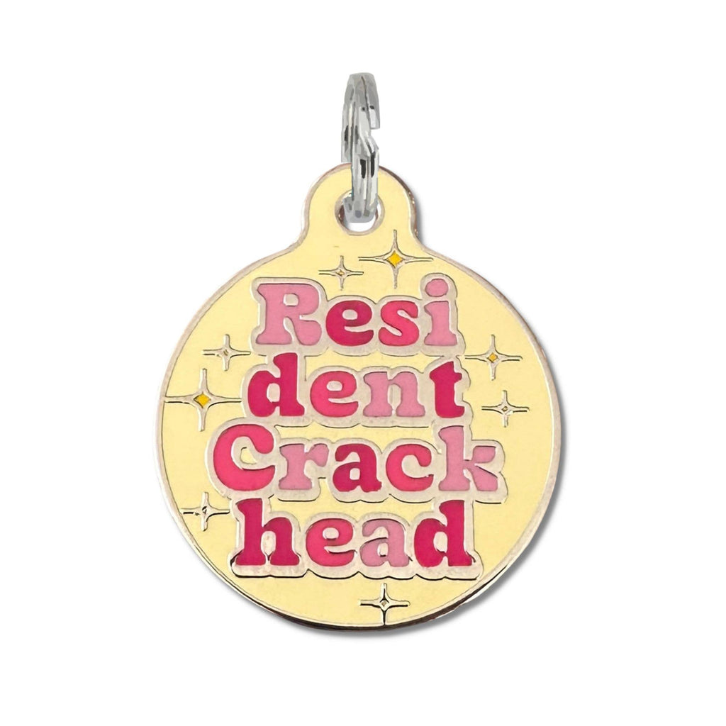 Pet ID Tag - Resident Crackhead - The Dog Shop