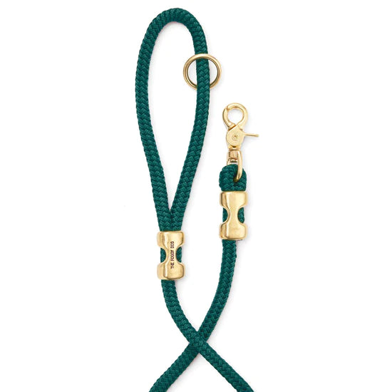 The Foggy Dog Marine Rope Dog Leash - Evergreen - The Dog Shop