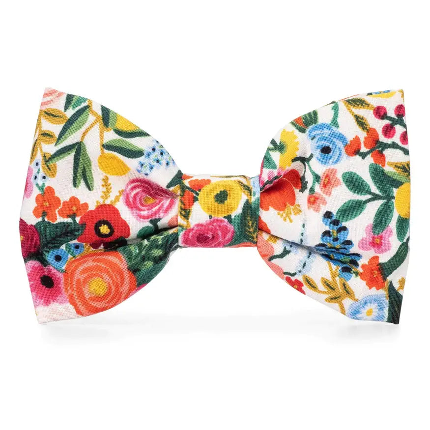 The Foggy Dog Bow Tie - Rifle Paper Co. x TFD Garden Party - The Dog Shop