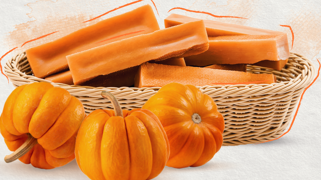 Fruit Flavored Yak Chews - Pumpkin - The Dog Shop